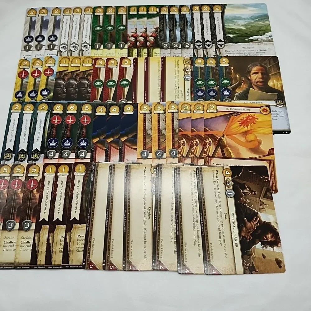 *No Box* Road To Winterfell Game Of Thrones LCG Expansion Westeros Cycle Pack 2